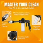High-pressure car wash sprayer foam bottle water gun, 1 unit - Image 10