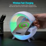 Multi-function RGB wireless charger speaker lamp, 1 unit - Image 3
