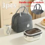 Lunch bag set with large capacity lunch box and milk cup, 3 pack - Image 13