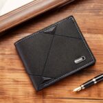 Men's large capacity soft faux leather wallet, 1 unit - Image 3