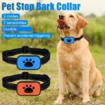 Smart automatic anti-bark dog training collar, 1 unit