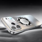 Magnetic wireless charging phone case, titanium coloured glass, 1 unit - Image 7