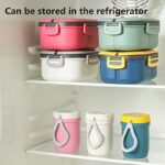 Lunch bag set with large capacity lunch box and milk cup, 3 pack - Image 11