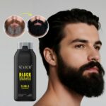 SEVICH 5-in-1 black hair & beard color shampoo for men, 3 pack - Image 8