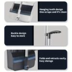 3-in-1 rotatable magnetic broom and dustpan sweeping set, 2 pack - Image 9