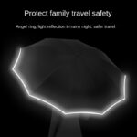 Automatic reverse umbrella with light, 1 unit - Image 4