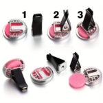 Refillable car air freshener perfume diffuser clip, 1 unit - Image 4