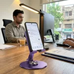360-Degree rotating mobile phone stand, 1 unit