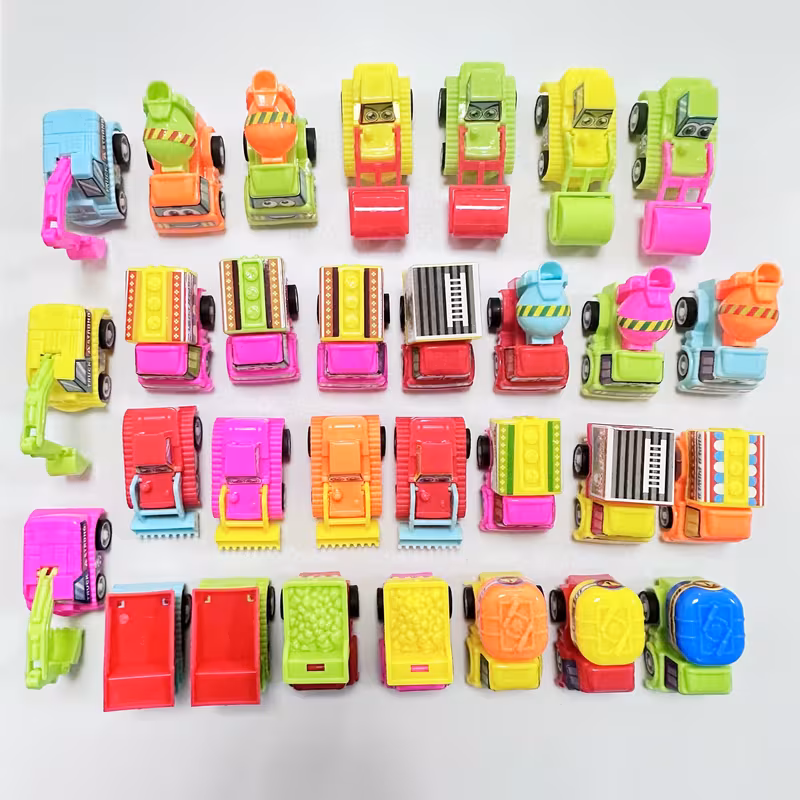 18pcs Pull Back City Cars & Trucks Set (2)