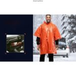 Heat-insulating polyester film foil blanket raincoat set, 4 pack - Image 3