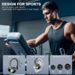 Sporty wireless earbuds with ENC noise-canceling microphone, 1 unit - Image 5