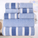 Coral fleece set: towels, washcloths, bath towels, 8 pack - Image 3
