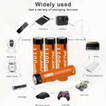 Pujimax rechargeable AAA lithium battery, 2 pack - Image 3