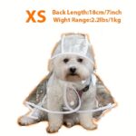 Transparent dog rain coat, 1 unit - Image 2