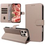 Phone case, luxury lychee faux leather wallet phone case, 1 unit - Image 14