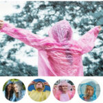 Mini raincoat set with keychain ball, 6 pack - Image 5