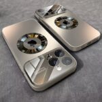 Magnetic wireless charging phone case, titanium coloured glass, 1 unit - Image 21