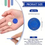 400 durable PS plastic coins, 400 piece set - Image 2