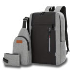Women’s backpack set for spring and summer travel, 3 pack