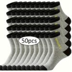 Men’s mid-calf sports socks, 50 pair pack - Image 10