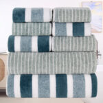 Coral fleece set: towels, washcloths, bath towels, 8 pack - Image 14