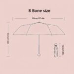 Mini 8-Rib folding umbrella, 1 unit - Image 8