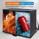 Large insulated bag, keep food hot & cold for hours, 1 unit - Image 3