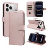 Phone case, luxury lychee faux leather wallet phone case, 1 unit - Image 13