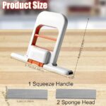 Compact retractable handheld mop, 1 unit - Image 3