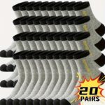 Men's four seasons sports socks, 20 pair pack - Image 7