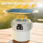 2-in-1 solar and USB rechargeable camping lantern, 1 unit - Image 5