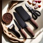 Kitchen knife set, ultra sharp and durable, 6 pack - Image 2
