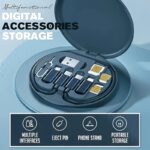5-in-1 portable travel charger with 60W PD fast charging, 1 unit - Image 3