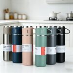 Stainless steel vacuum insulated water bottle gift set, 1 unit - Image 3