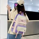 Cute lightweight backpack set with shoulder bag & pencil case, 5 pack - Image 11