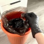 Disposable black vinyl nitrile gloves, 4 mil thickness, 100 pack - Image 4