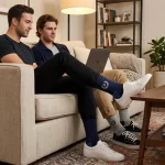 Men's mid-length socks, 20 pair pack