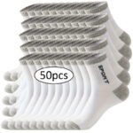 Men’s mid-calf sports socks, 50 pair pack - Image 5