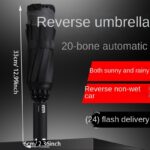 Automatic reverse umbrella with light, 1 unit - Image 3