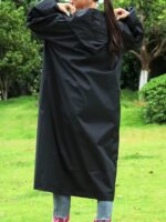 Black thick outdoor leisure adult outdoor sports raincoats, 3 pack - Image 3