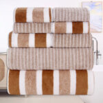 Coral fleece set: towels, washcloths, bath towels, 8 pack - Image 5