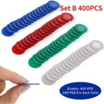 400 durable PS plastic coins, 400 piece set - Image 7