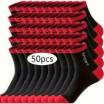 Men’s mid-calf sports socks, 50 pair pack - Image 7
