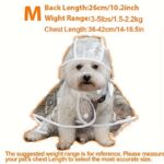 Transparent dog rain coat, 1 unit - Image 7