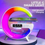 Multi-function RGB wireless charger speaker lamp, 1 unit