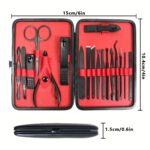 Stainless steel nail clipper set, 8 pack - Image 5