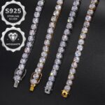 High quality VVS1 moissanite tennis necklace S925, 1 unit - Image 7