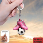 2D flat soccer & football shoe keychain, 1 unit - Image 11