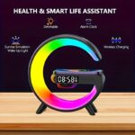 Multi-function RGB wireless charger speaker lamp, 1 unit - Image 8