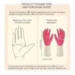 Thick cleaning gloves, 3 pair pack - Image 6